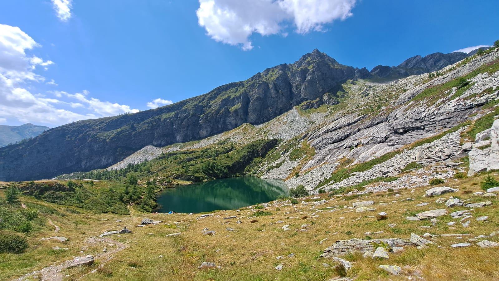 Val Bognanco, the first of the Paione lakes