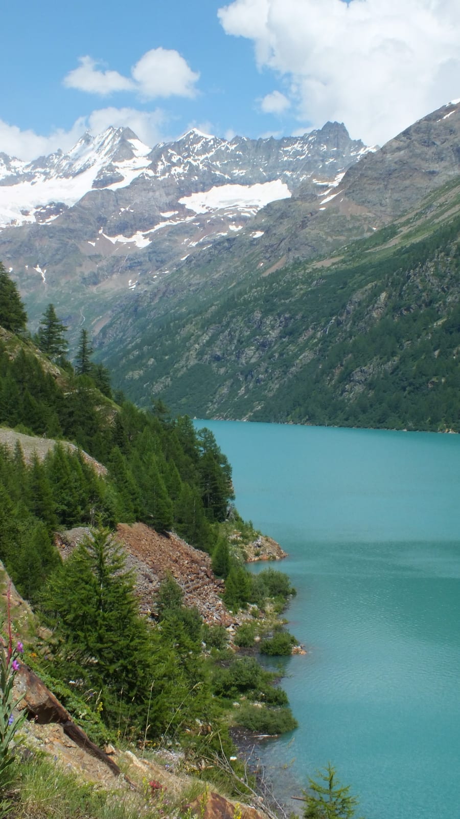 Valpelline, Lago di Place Moulin.