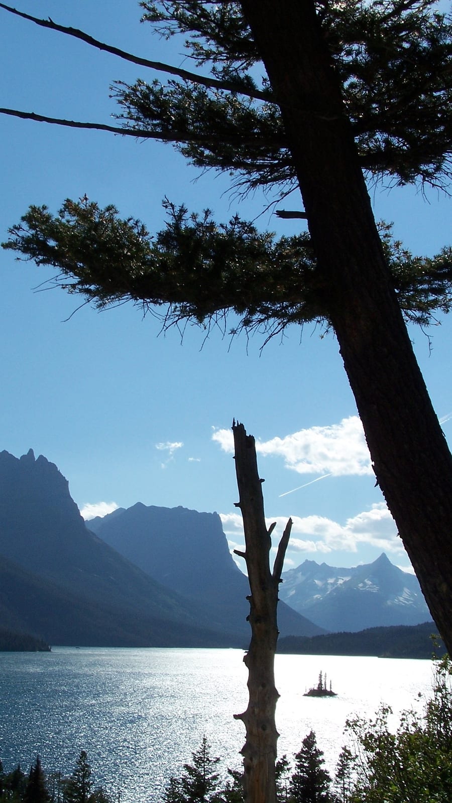 Glacier National Park, St. Mary Lake. Wild Goose Island.