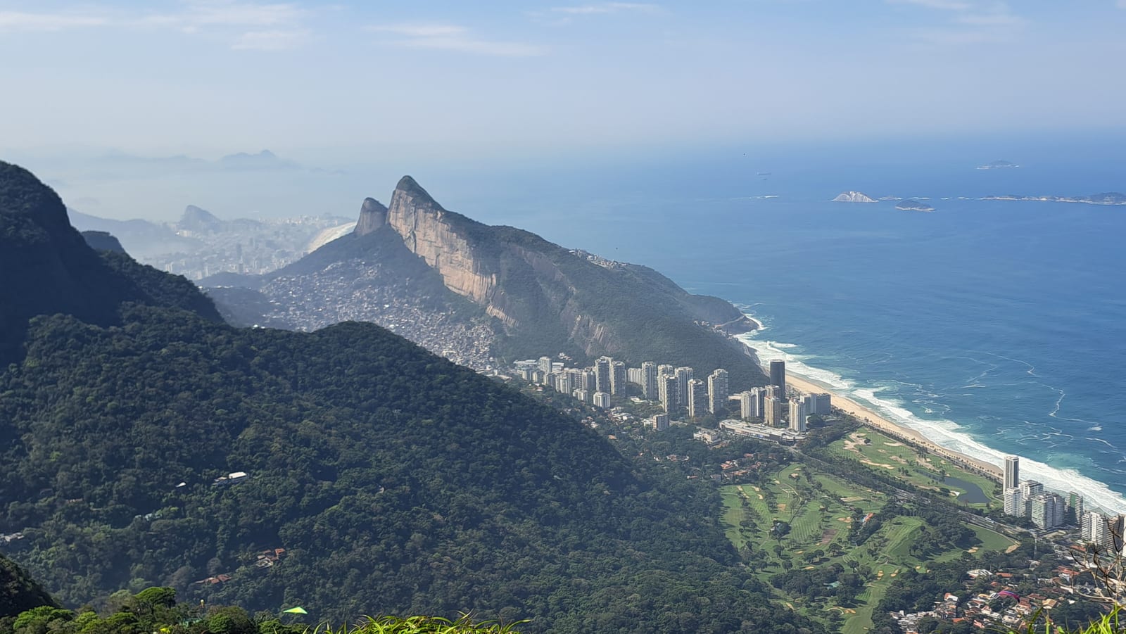 The view from the summit of Pedra Bonita