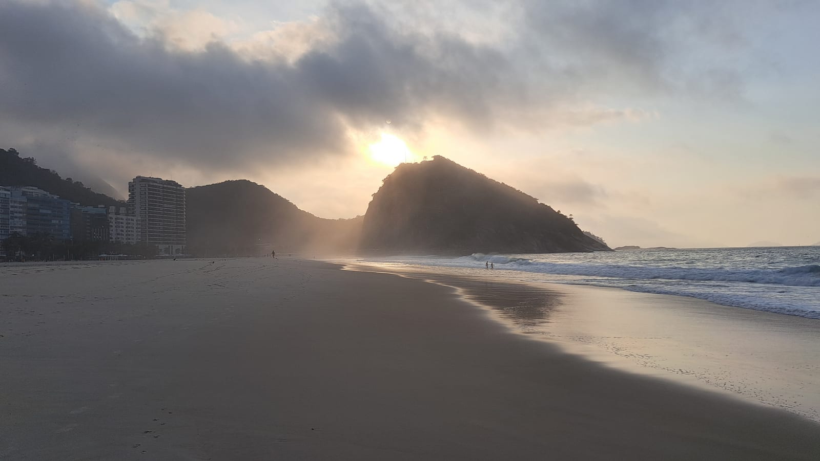 Sunrise over Copacabana
