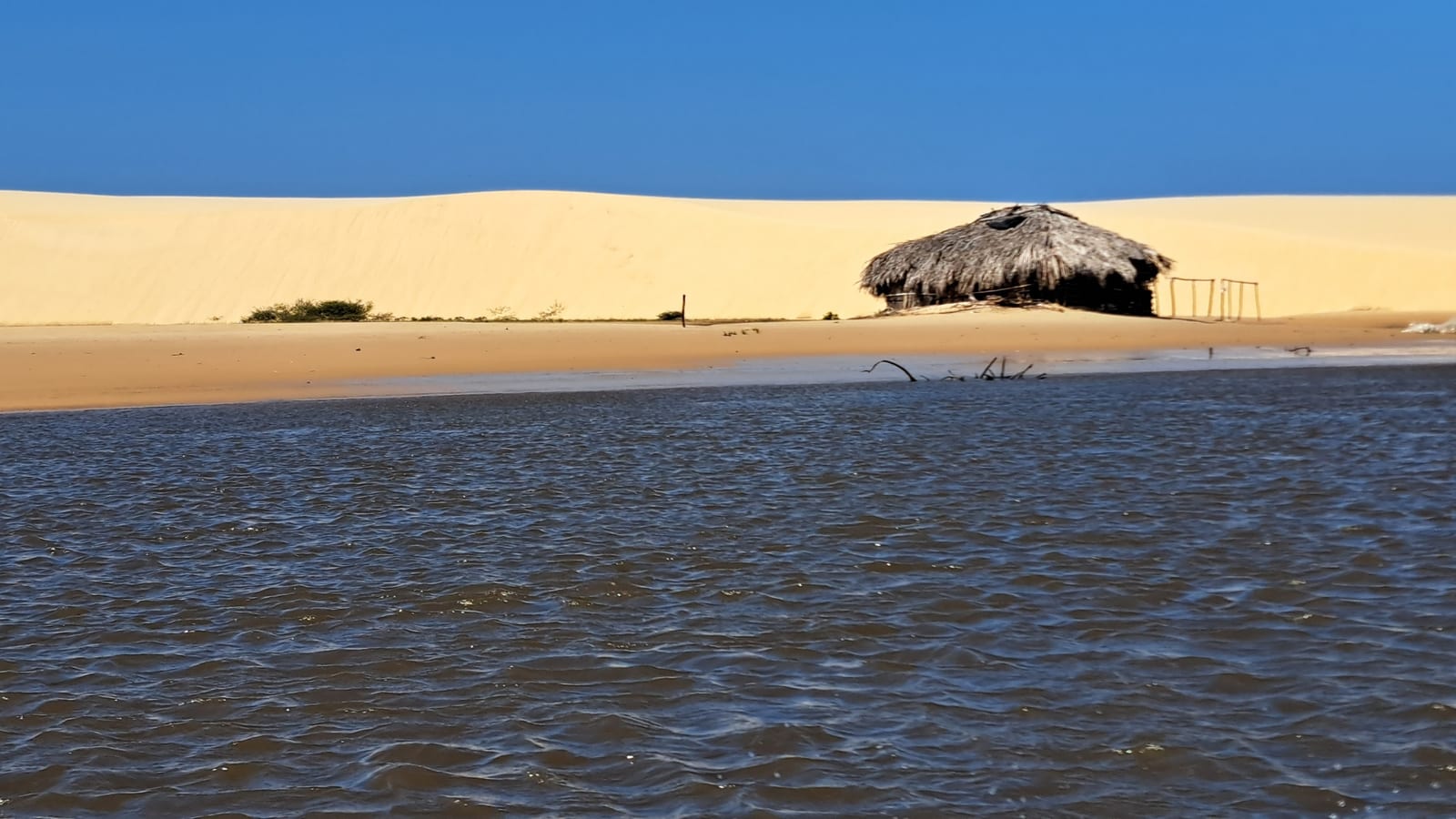 The Little Lençóis dunes, along the river route to Atins