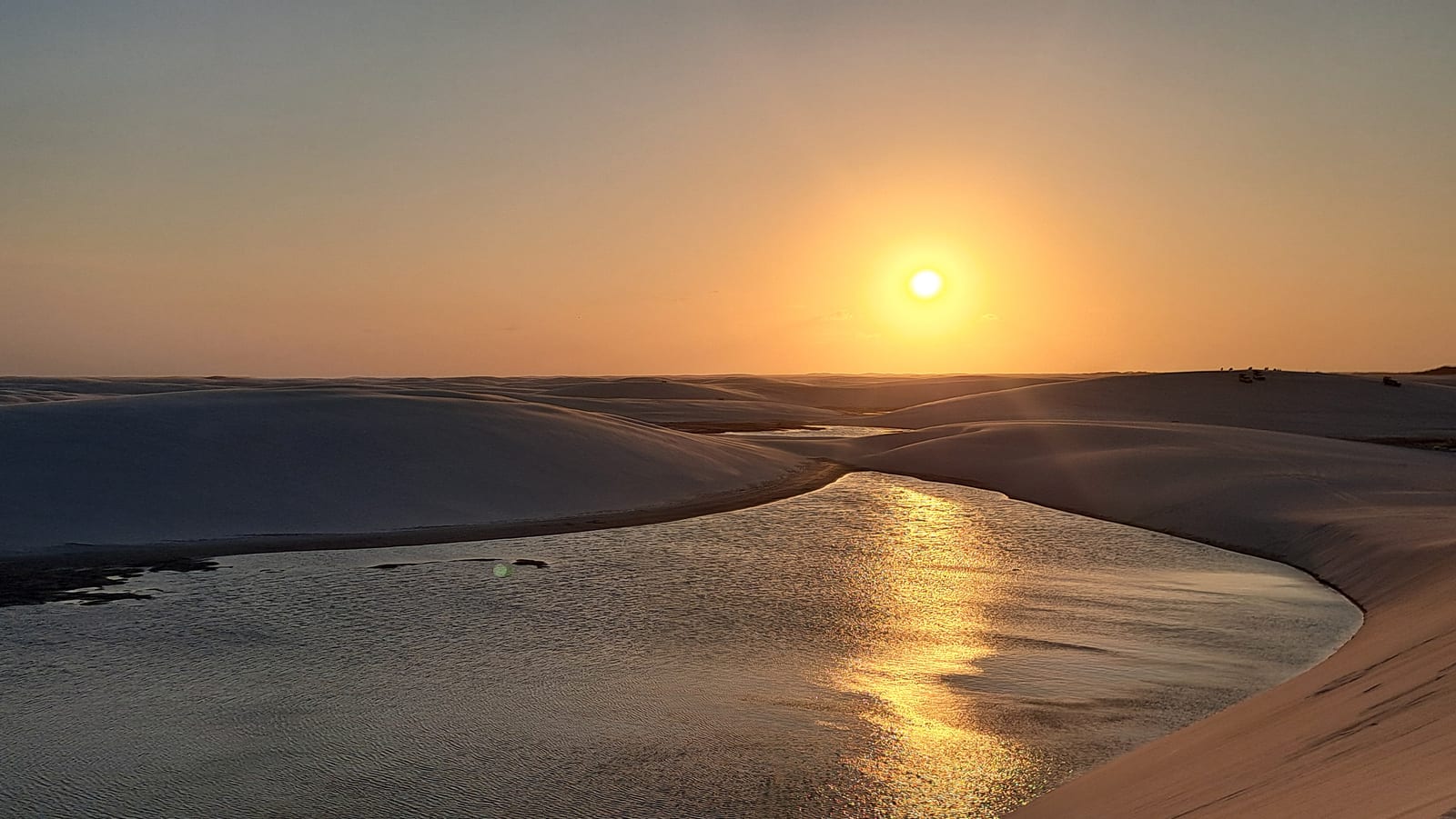 Sunset over the Lençóis