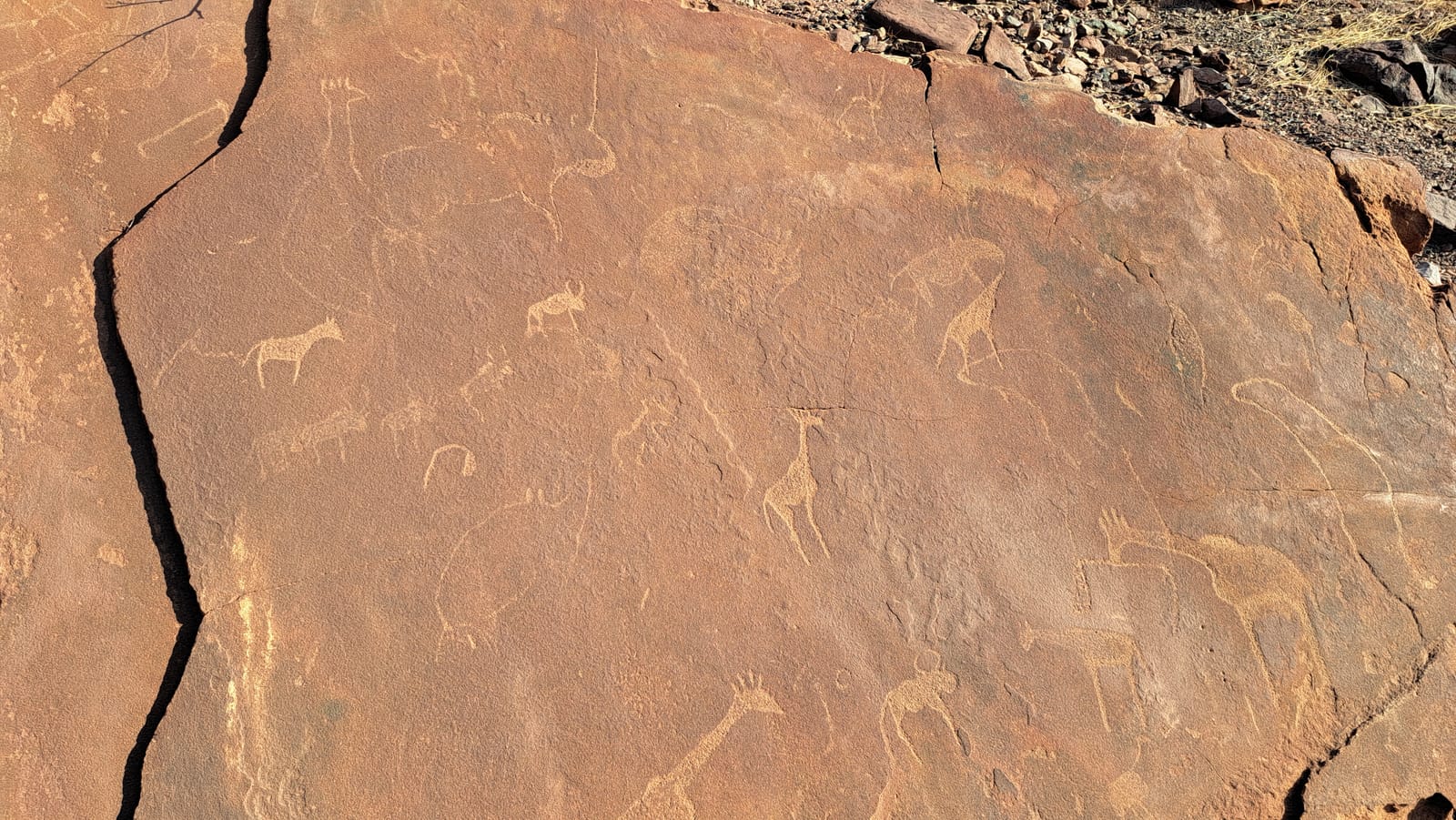 Twyfelfontein — San rock engravings, up to 6,000 years old